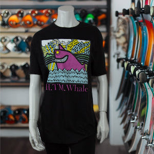 HTM.Whale - OG Soft Black Tee - Soft Spun Cotton - Unisex