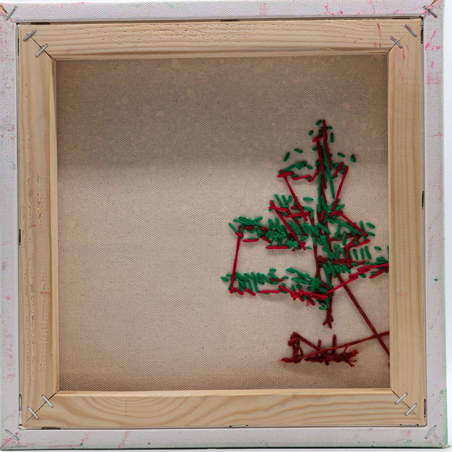 Evergreen Glance - Mixed Media on Canvas