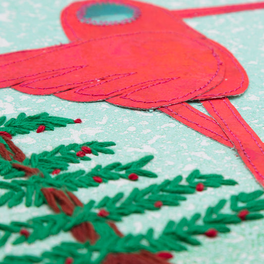 Evergreen Watch - Mixed Media on Canvas