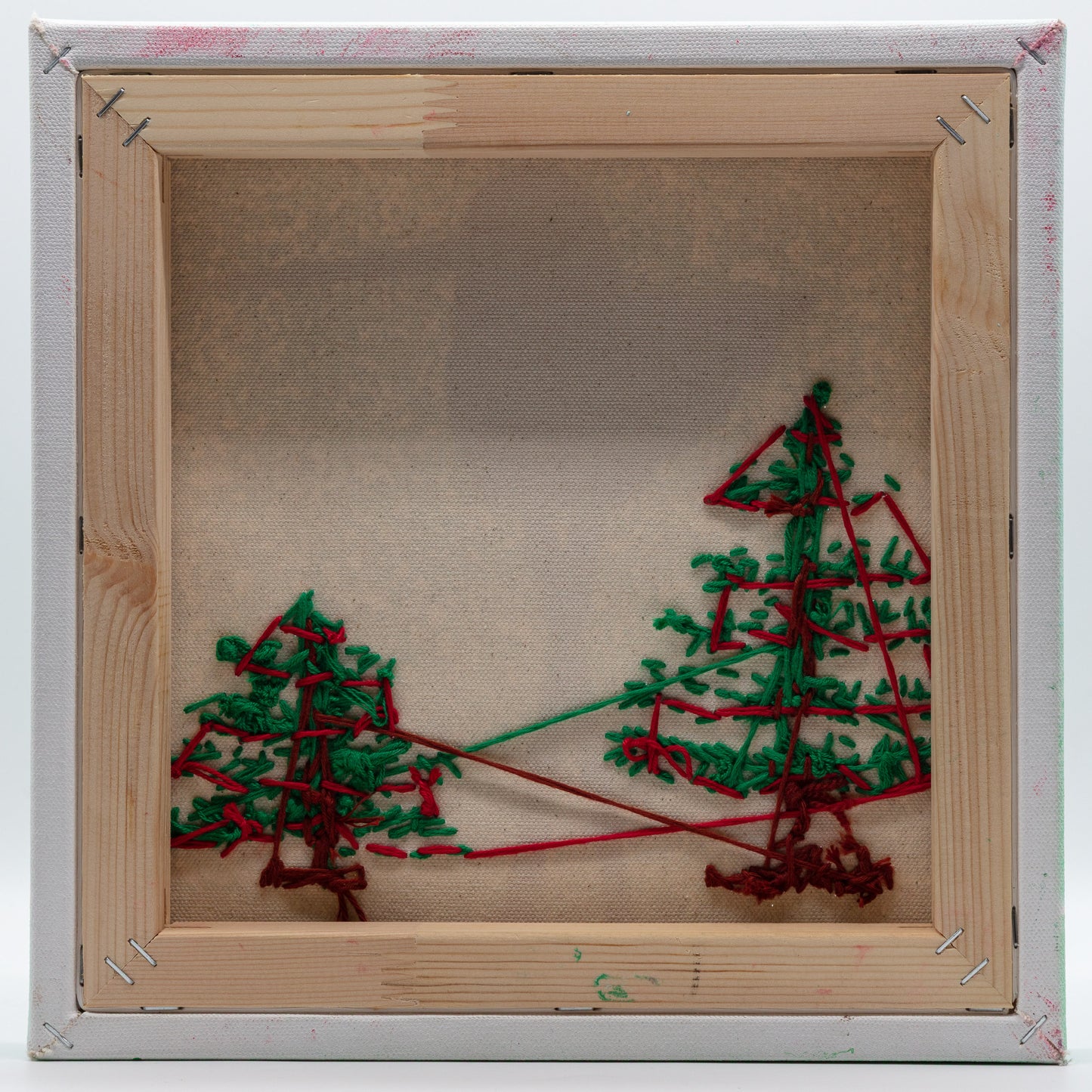 Evergreen Watch - Mixed Media on Canvas