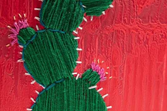 Desert Pause - Mixed Media on Canvas