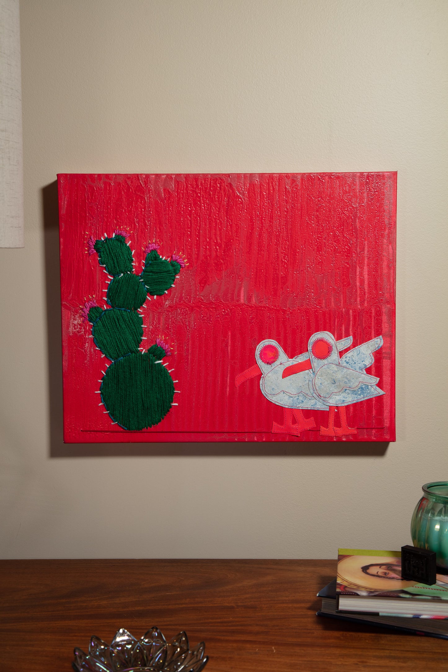 Desert Pause - Mixed Media on Canvas