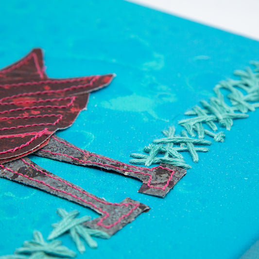 Nestle - Mixed Media on Canvas