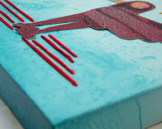 Blue Horizon - Mixed Media on Canvas