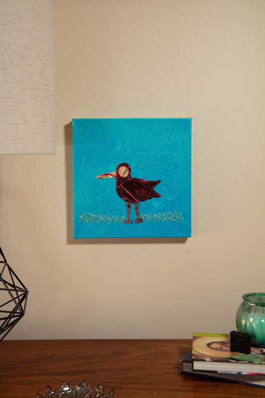 Nestle - Mixed Media on Canvas