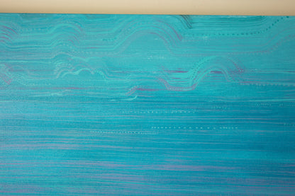 Blue on Blue - Mixed Media on Canvas