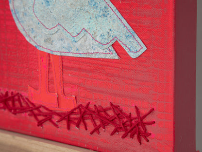 Desert Signal - Mixed Media on Canvas