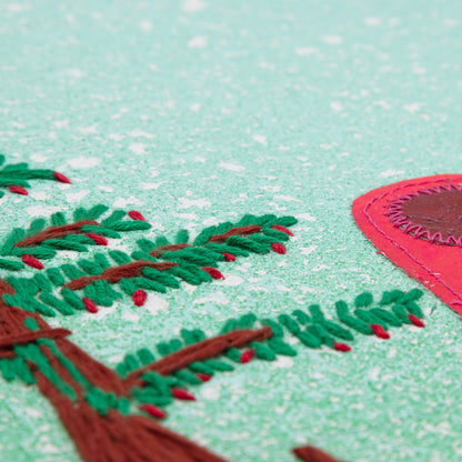 Evergreen Glance - Mixed Media on Canvas