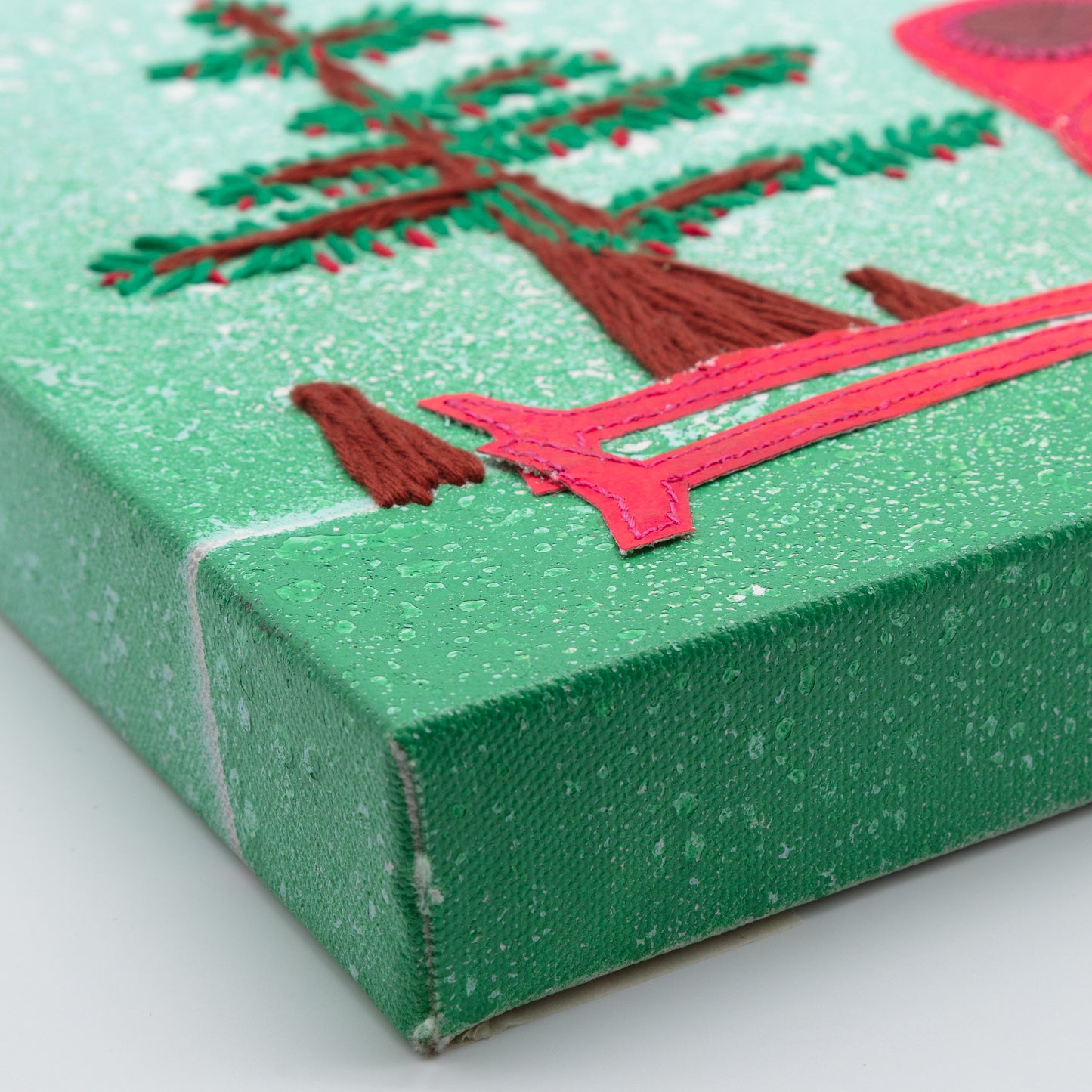 Evergreen Glance - Mixed Media on Canvas