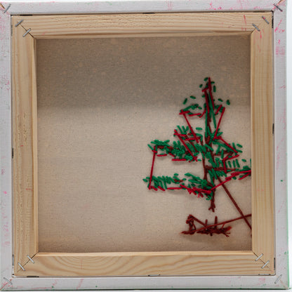 Evergreen Glance - Mixed Media on Canvas