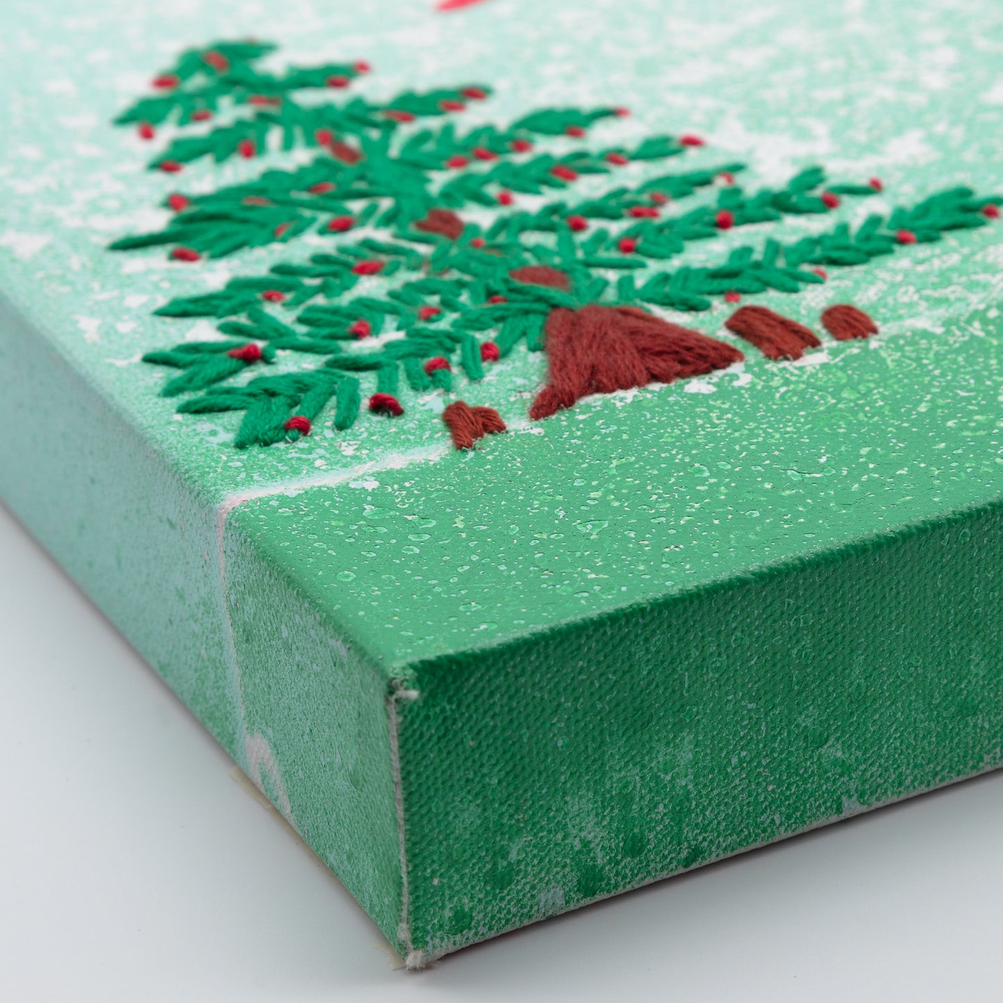 Evergreen Stare - Mixed Media on Canvas