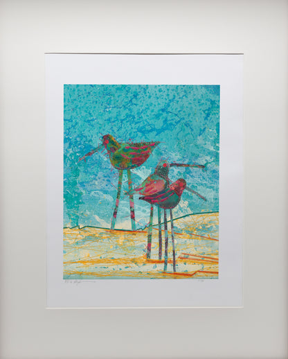 3 Birds at Longshore - Limited Edition Giclée