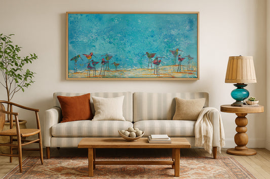 Longshore - Mixed Media on Canvas