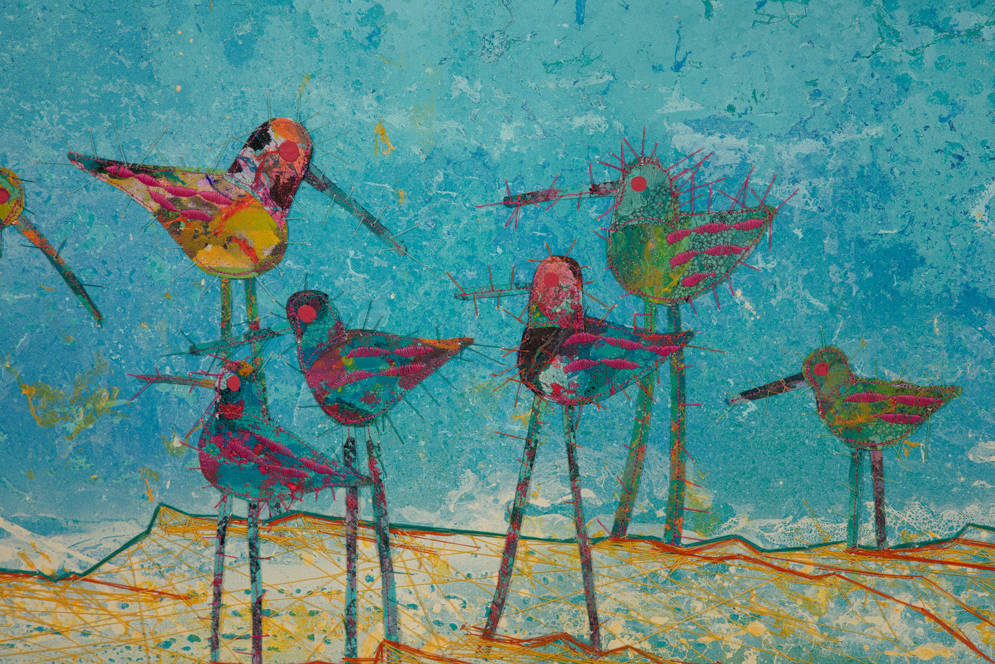 Longshore - Mixed Media on Canvas