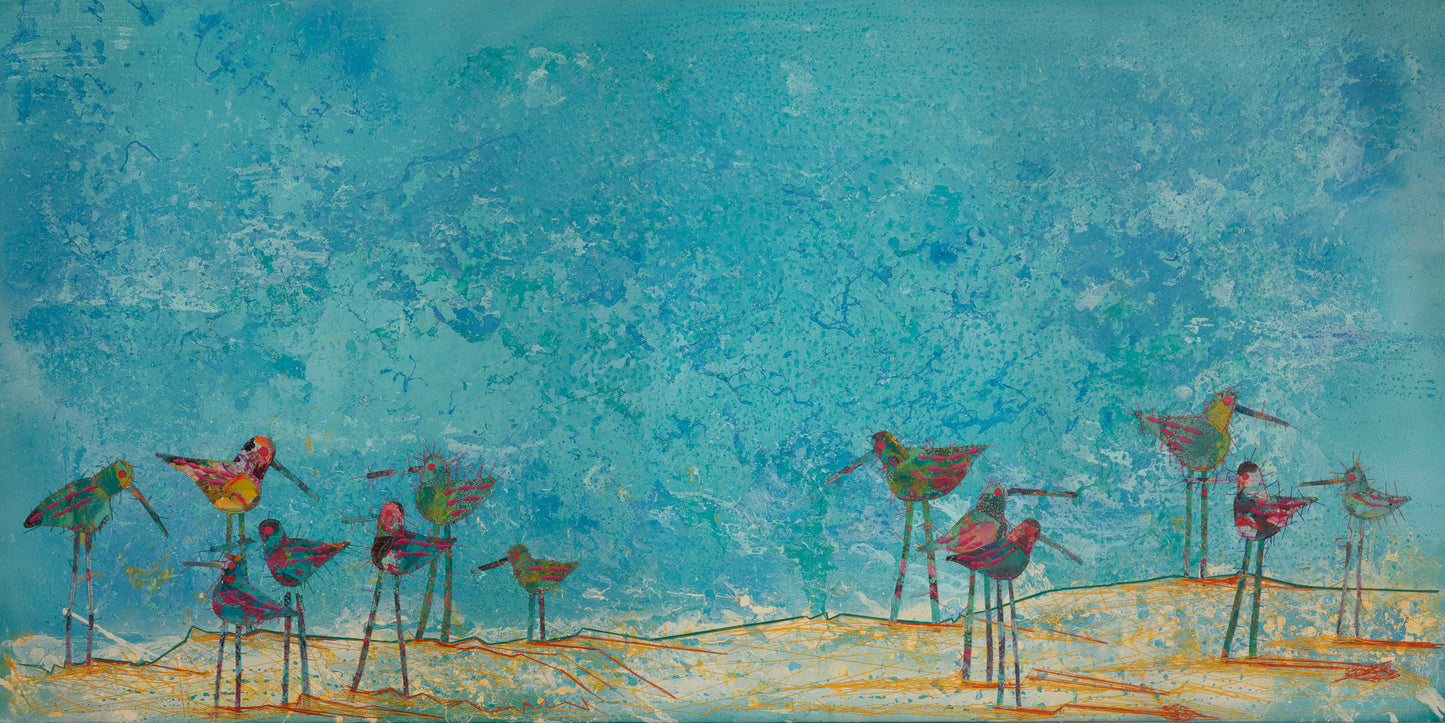 Longshore - Mixed Media on Canvas