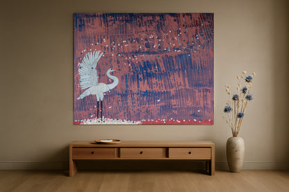 Paper Wind - Mixed Media on Canvas