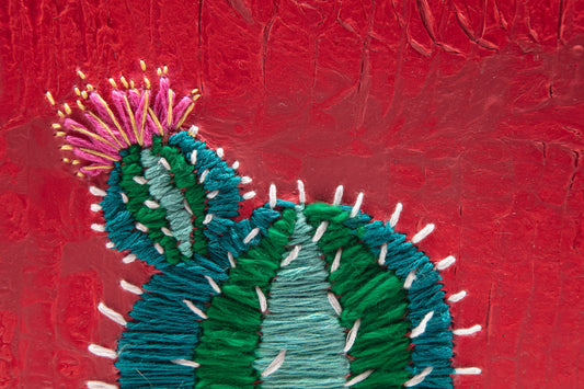 Desert Play - Mixed Media on Canvas