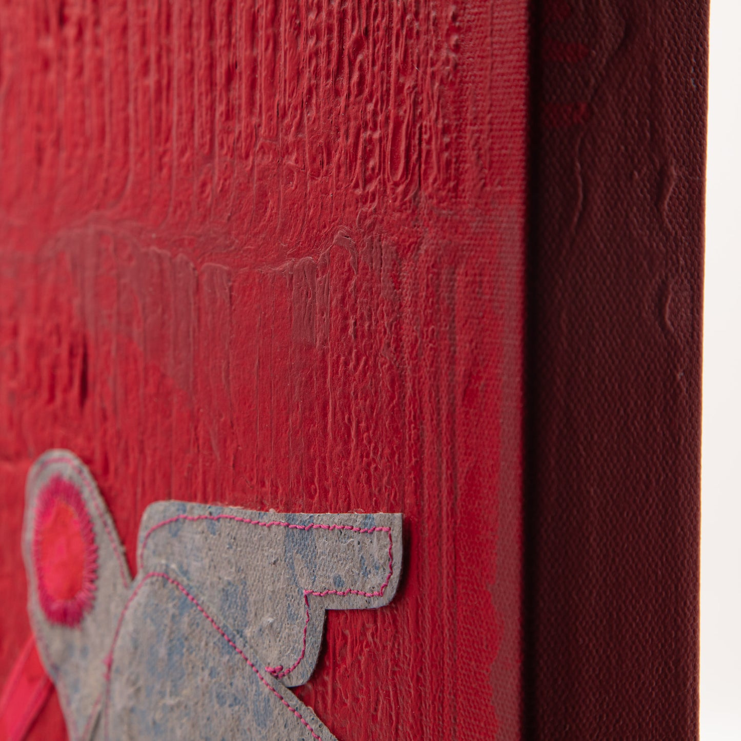 Desert Play - Mixed Media on Canvas