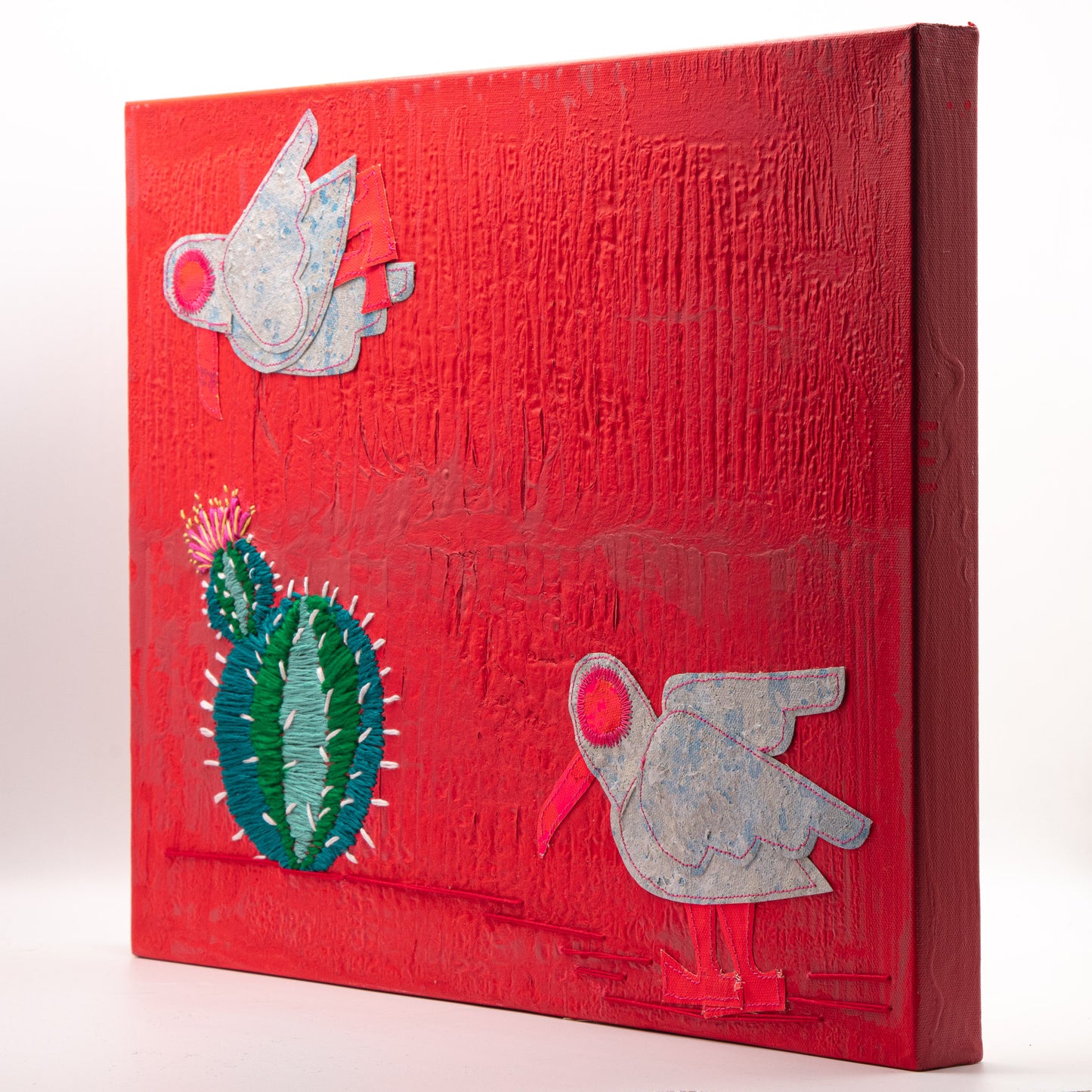 Desert Play - Mixed Media on Canvas