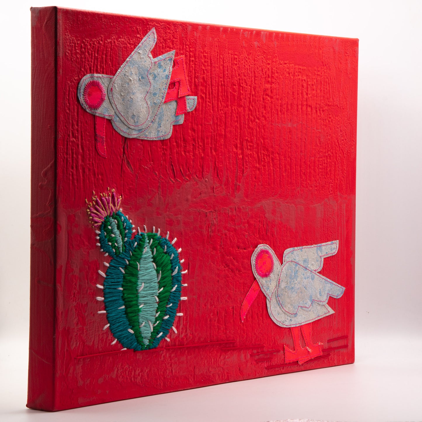 Desert Play - Mixed Media on Canvas