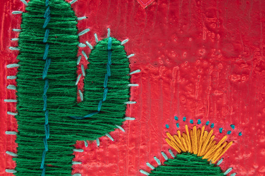 Desert Flight - Mixed Media on Canvas