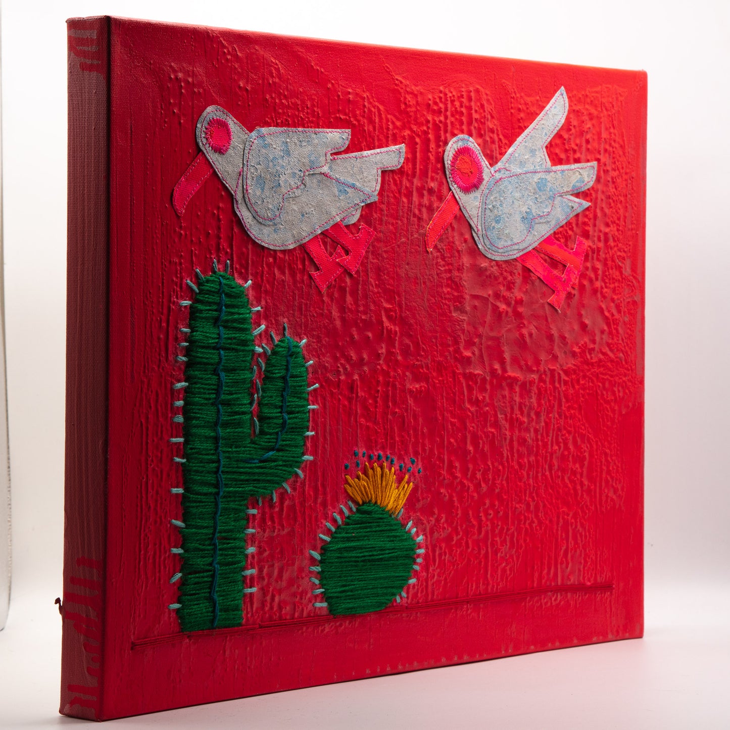 Desert Flight - Mixed Media on Canvas