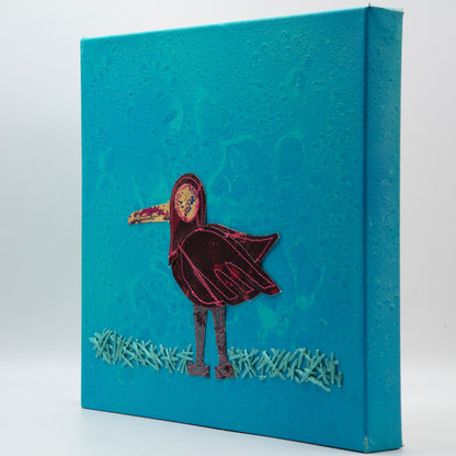 Nestle - Mixed Media on Canvas