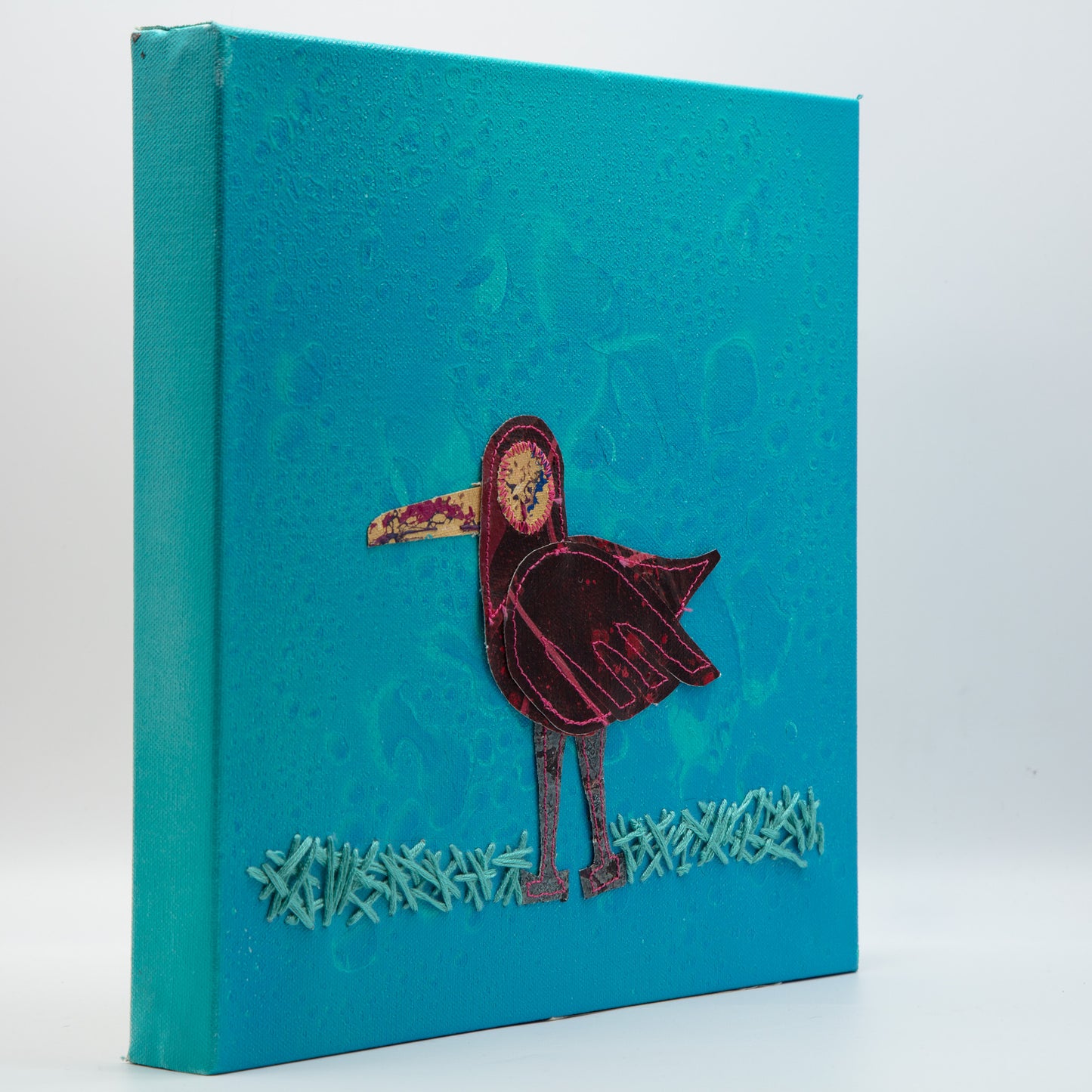 Nestle - Mixed Media on Canvas