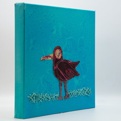 Nestle - Mixed Media on Canvas