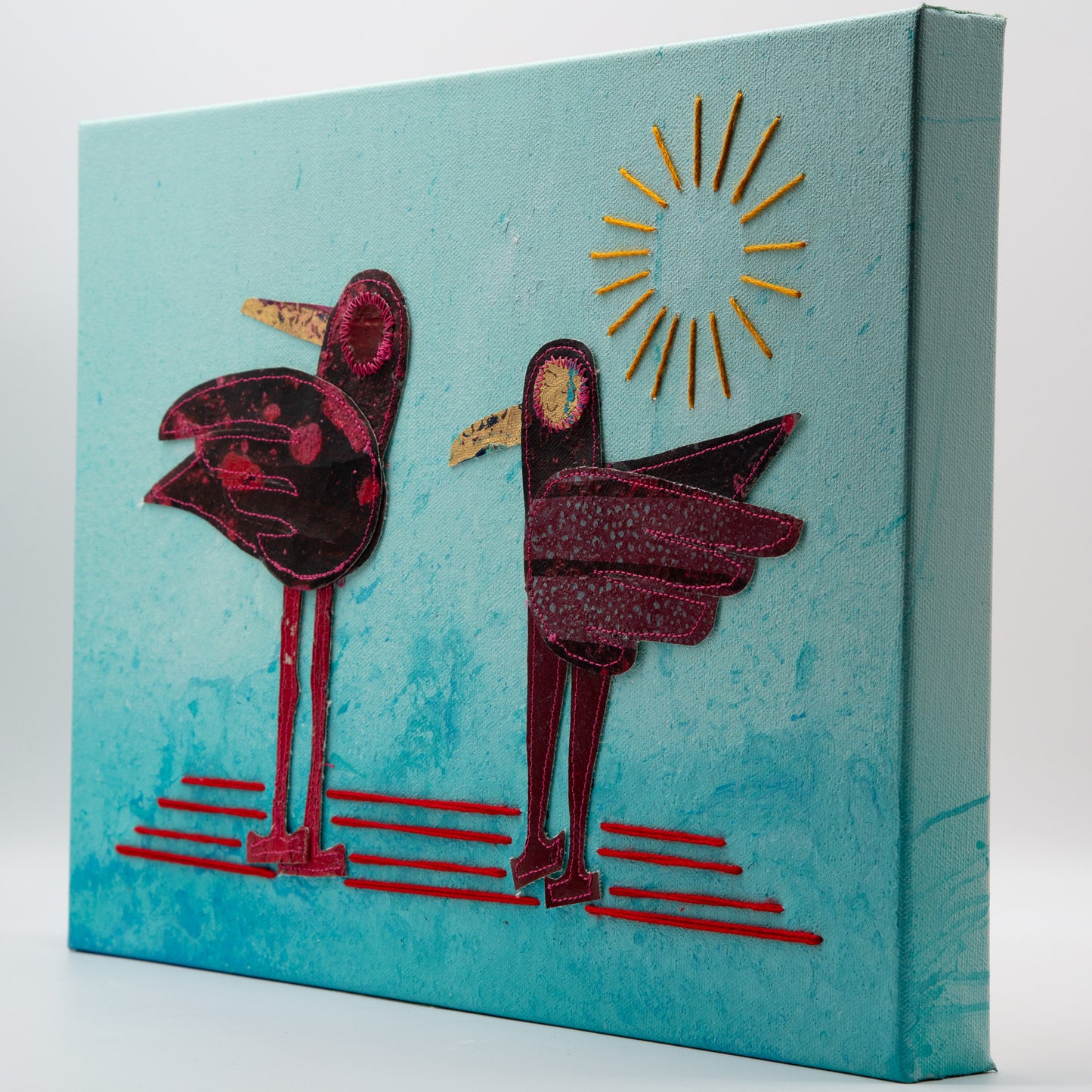 Blue Horizon - Mixed Media on Canvas