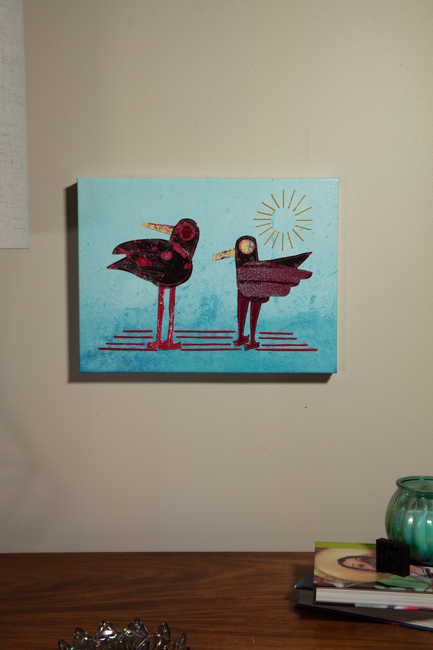 Blue Horizon - Mixed Media on Canvas