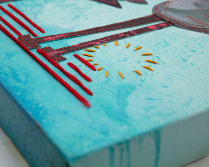 Golden Hour - Mixed Media on Canvas