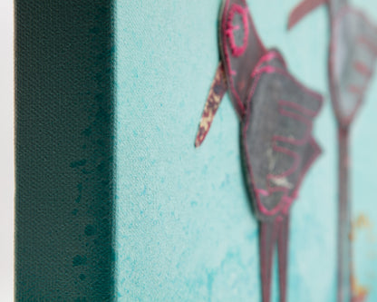 Golden Hour - Mixed Media on Canvas