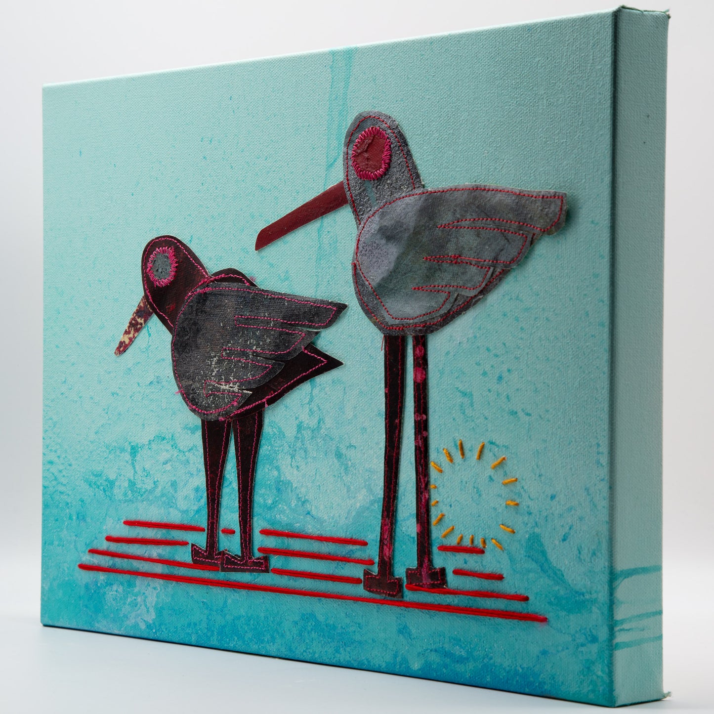 Golden Hour - Mixed Media on Canvas