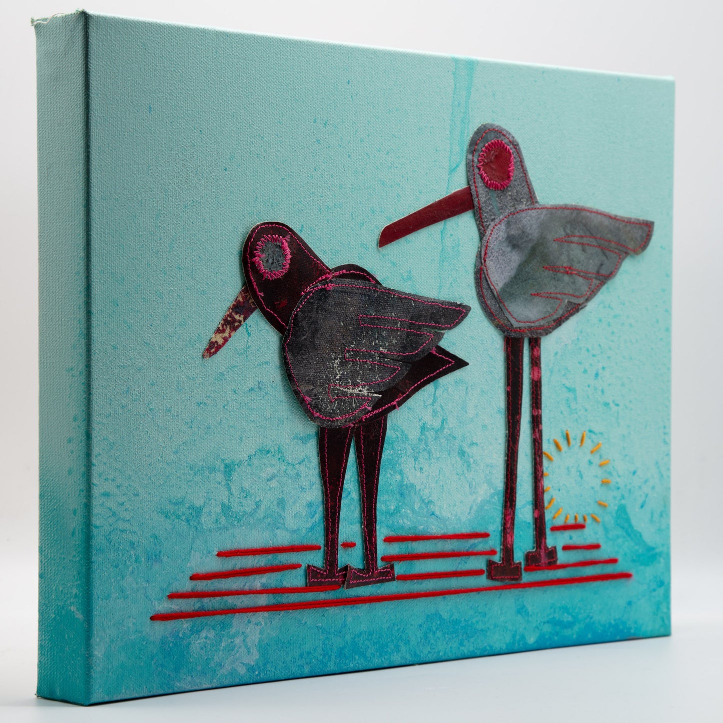 Golden Hour - Mixed Media on Canvas