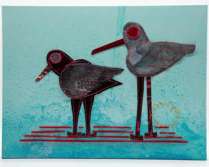 Golden Hour - Mixed Media on Canvas