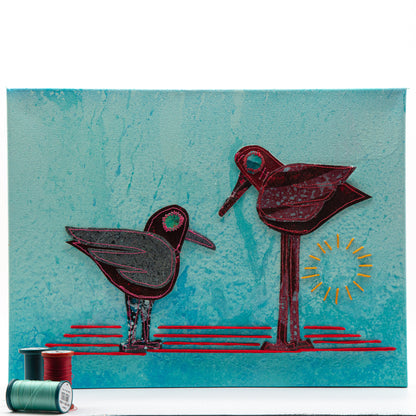 Tidewatching - Mixed Media on Canvas