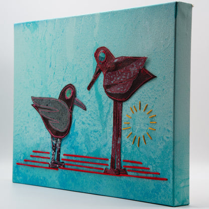 Tidewatching - Mixed Media on Canvas