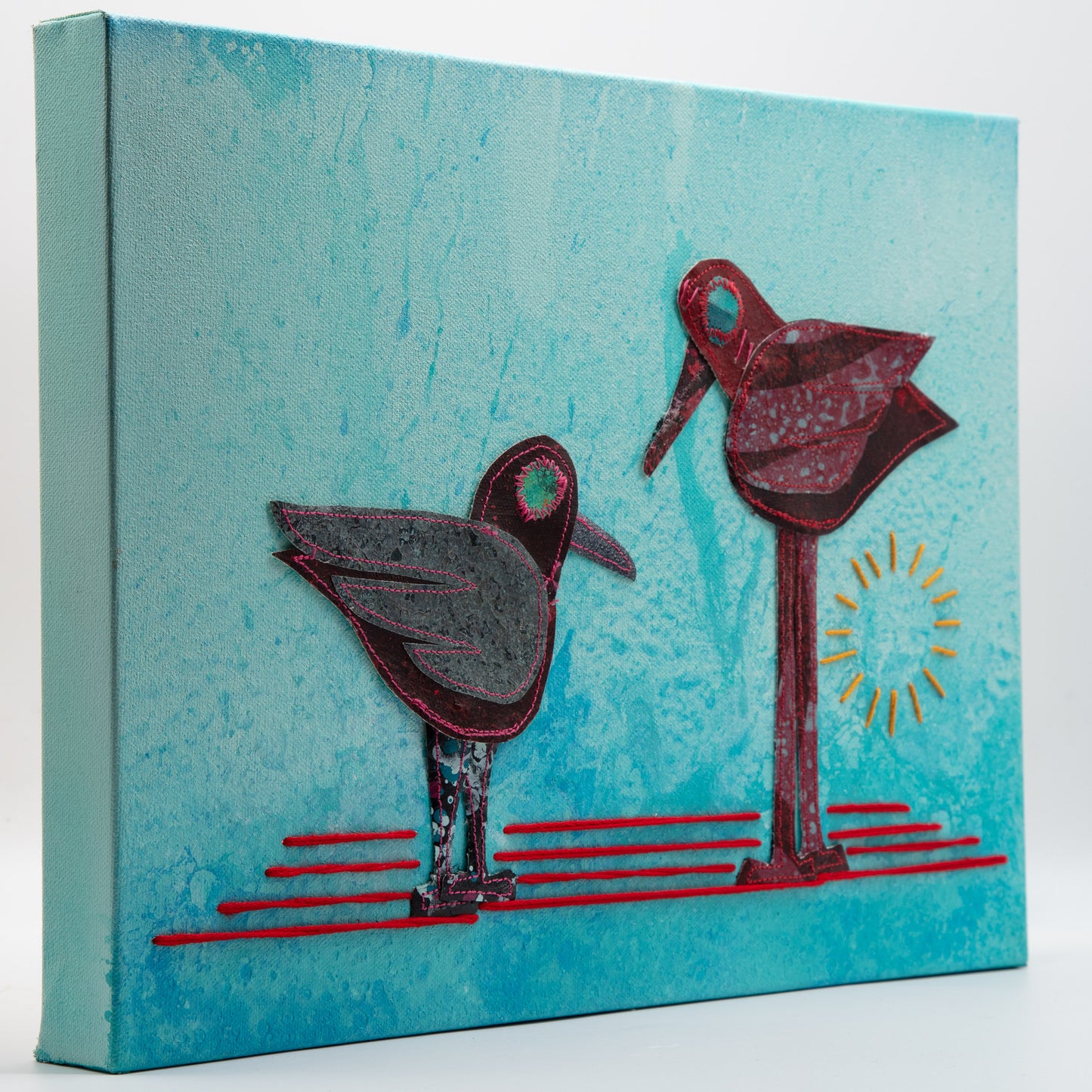 Tidewatching - Mixed Media on Canvas