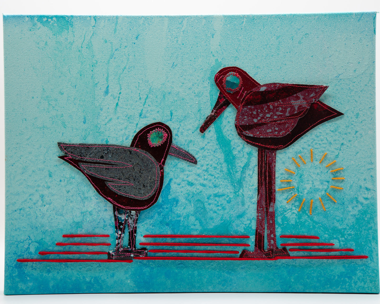 Tidewatching - Mixed Media on Canvas