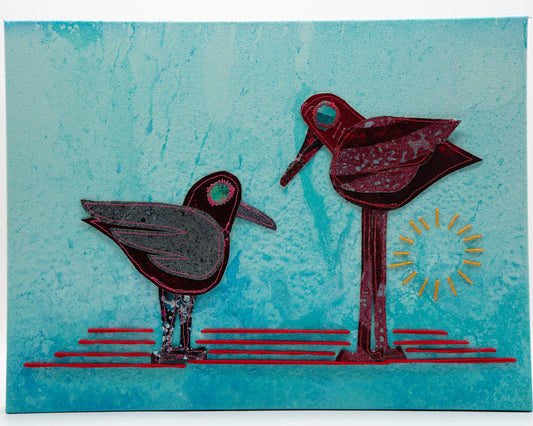 Tidewatching - Mixed Media on Canvas