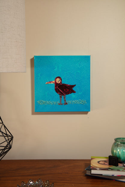 Nestle - Mixed Media on Canvas