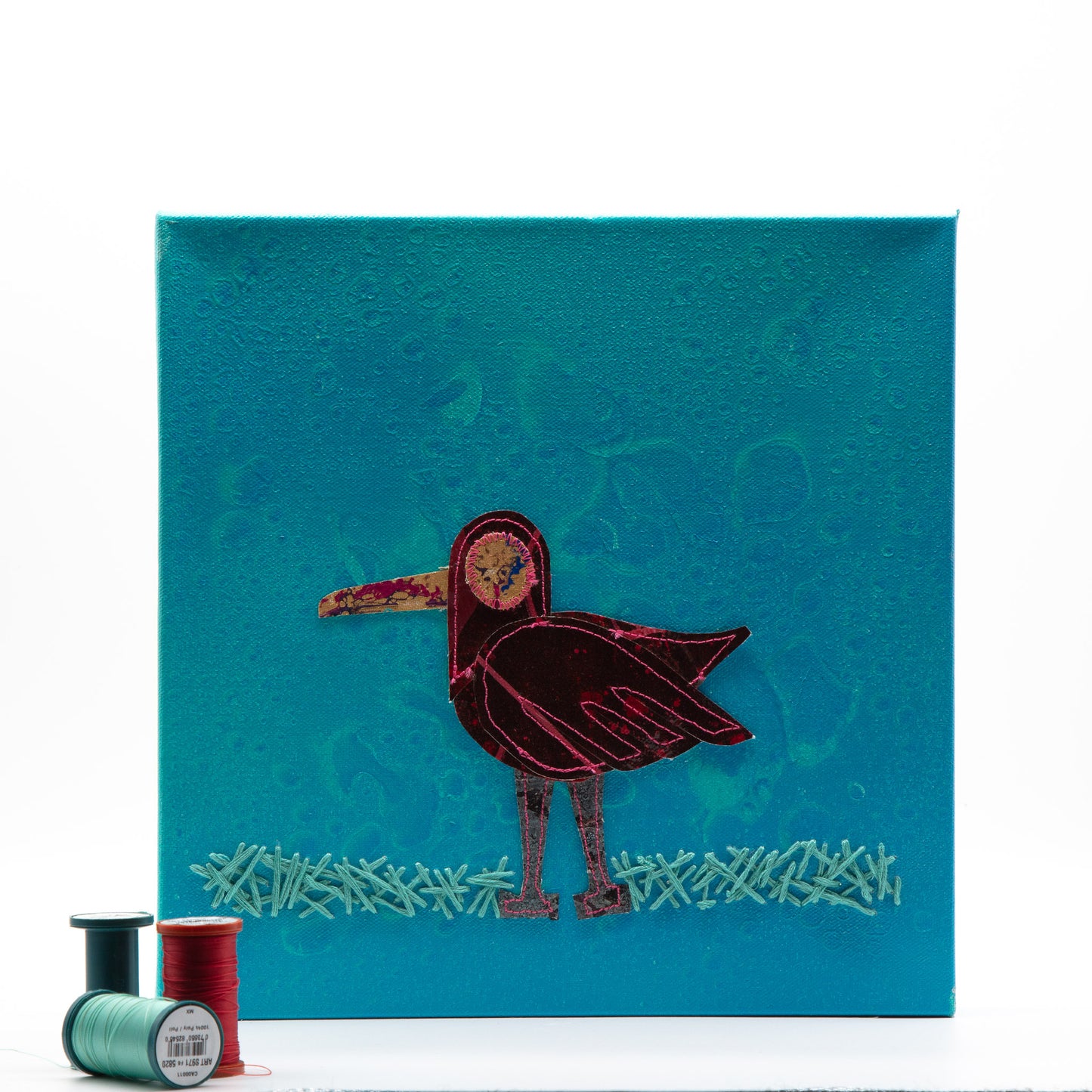 Nestle - Mixed Media on Canvas