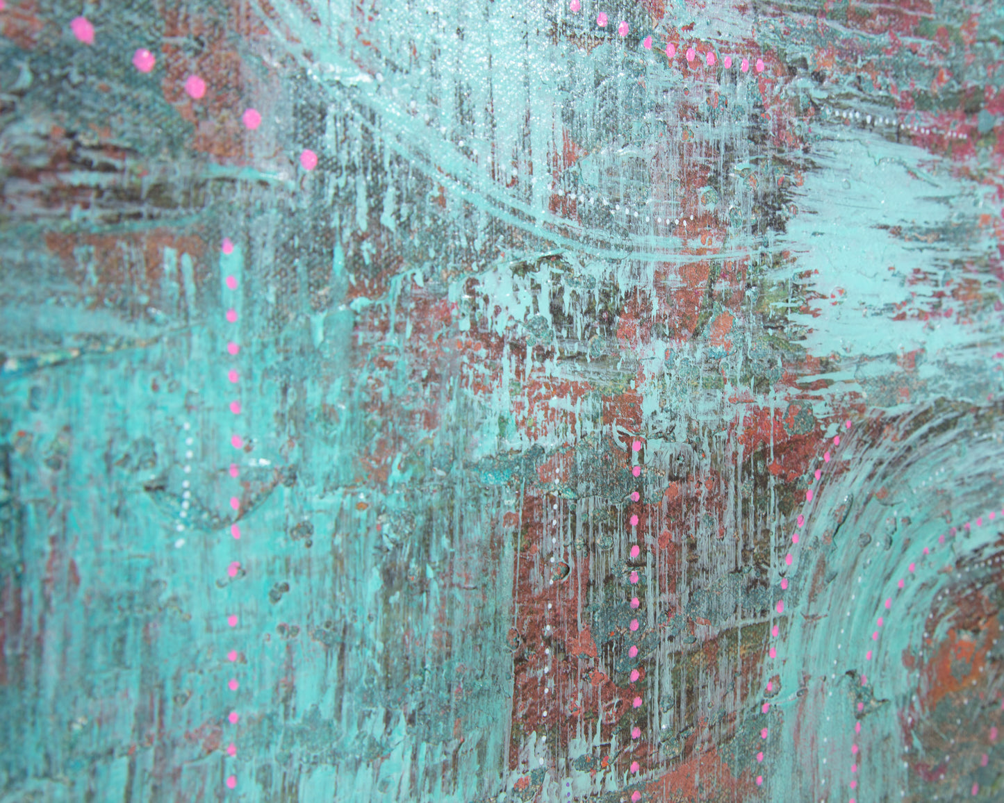 Traffic Pattern - Mixed Media on Canvas