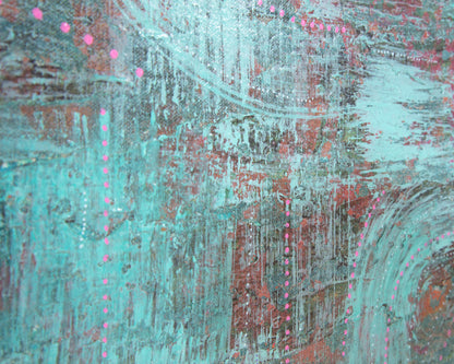 Traffic Pattern - Mixed Media on Canvas