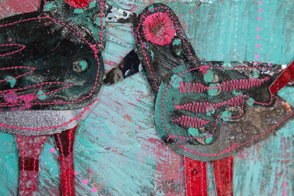 Traffic Pattern - Mixed Media on Canvas